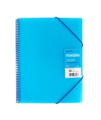Carpetas fundas maxiplas color Azul