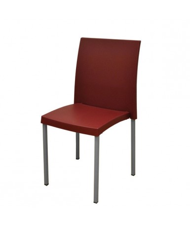 Silla cúbica patas grises - 45 cm. de alto