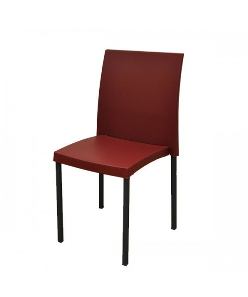 Silla cúbica patas negras - 45 cm. de alto 2