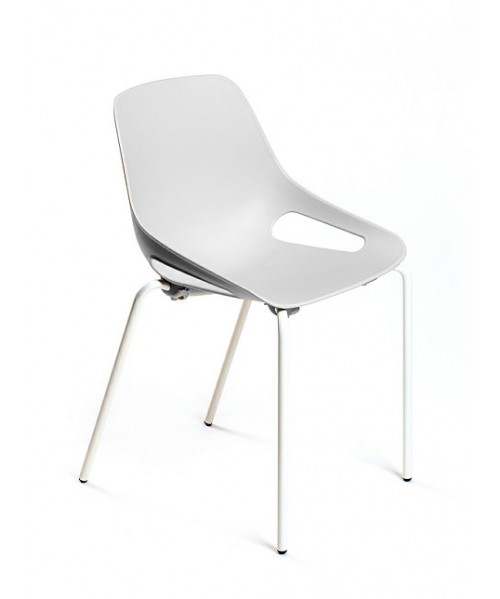 Silla gua patas blancas C150 - 45 cm. de alto 2