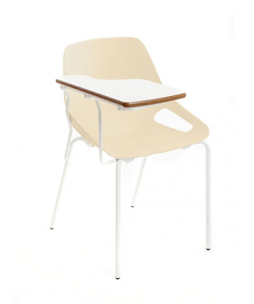 Silla gua patas blancas con pala C153 - 45 cm. de alto 2