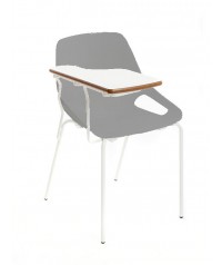 Silla gua patas blancas con pala C153 - 45 cm. de alto