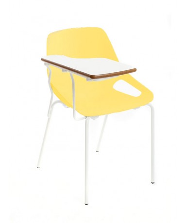 Silla gua patas blancas con pala C153 - 45 cm....