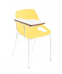 Silla gua patas blancas con pala C153 - 45 cm. de alto