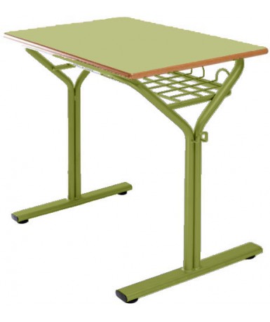 Pupitre E260 Verde / Patas Verdes - 60 cm. de alto