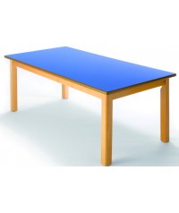 Mesa rectangular madera haya - 40 cm. de alto