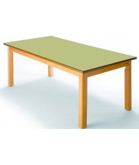 Mesa rectangular madera haya - 46 cm. de alto