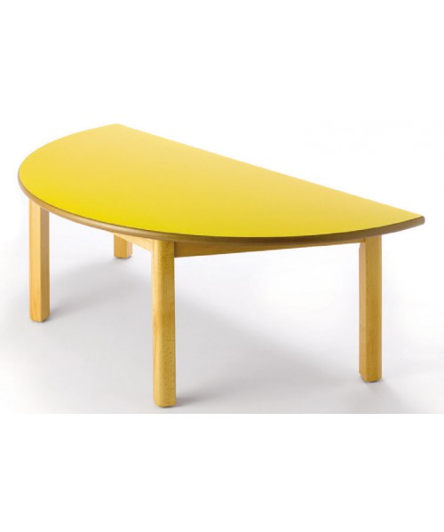 Mesa semicircular madera haya - 46 cm. de alto 2