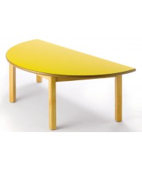 Mesa semicircular madera haya - 54 cm. de alto