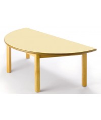 Mesa semicircular madera haya - 54 cm. de alto