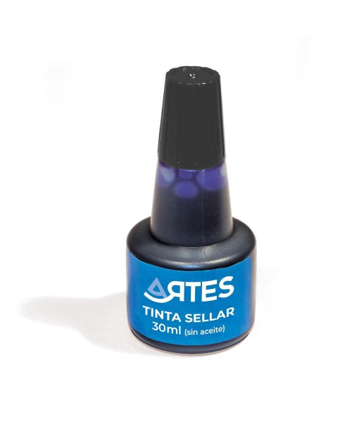 Tinta tampón sellar Negra