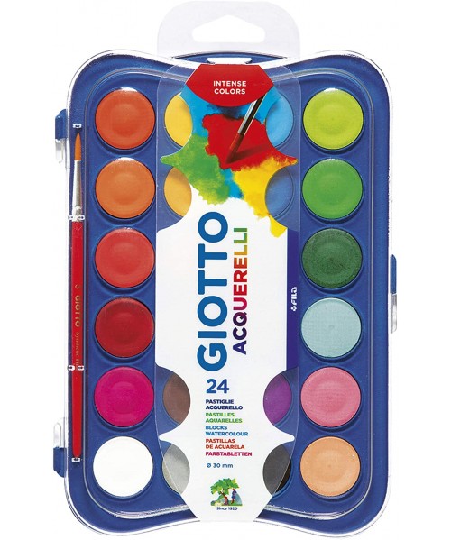 Acuarelas Giotto 24 colores