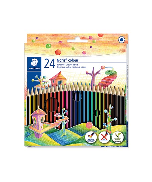 Lápices color noris colour 185 - Caja 24 colores