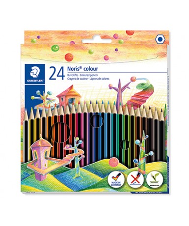 Lápices color noris colour 185 - Caja 24 colores