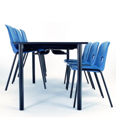 Silla para acoplar. Patas verdes - 32 cm. de alto