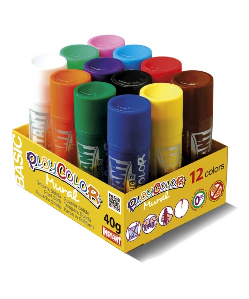 Témpera sólida playcolor para pintar murales