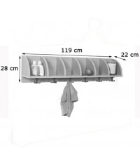 Perchero - quesitos: 6 huecos