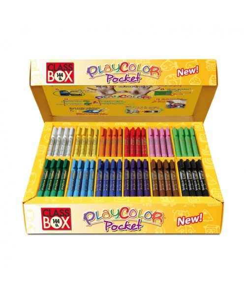 Témpera sólida playcolor pocket classbox