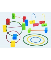 Aro plano plástico - 50 cm