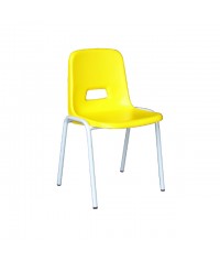 Silla carcasa patas blancas - 32 cm. de alto