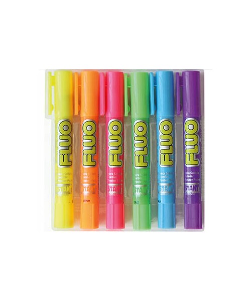 Témpera sólida playcolor Fluo Pocket - 6 colores 2