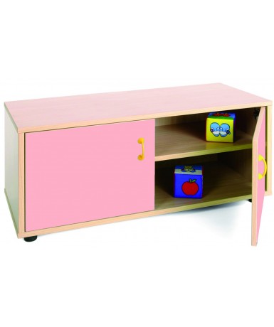 Armario super bajo 40x90x44 cm: 2 puertas + 2...