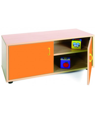 Armario super bajo 40x90x44 cm: 2 puertas + 2...