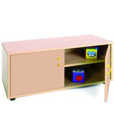 Armario super bajo 40x90x44 cm: 2 puertas + 2...