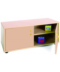 Armario super bajo 40x90x44 cm: 2 puertas + 2 huecos