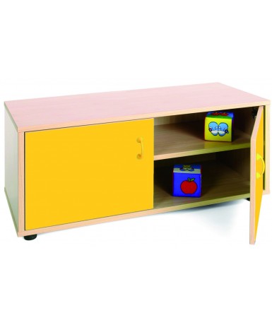 Armario super bajo 40x90x44 cm: 2 puertas + 2...