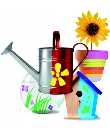 Botella pintura plástica Jovidecor Marrón