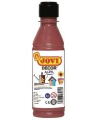 Botella pintura plástica Jovidecor Marrón