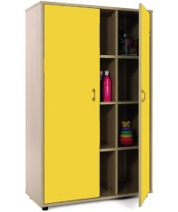 Armario medio 40x90x147 cm: 2 puertas con 12 huecos