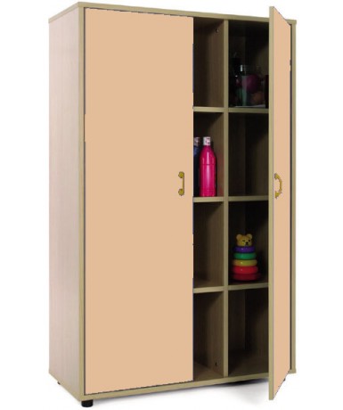 Armario medio 40x90x147 cm: 2 puertas con 12...
