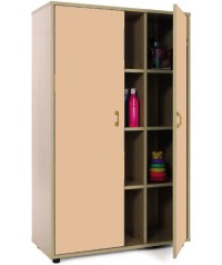 Armario medio 40x90x147 cm: 2 puertas con 12 huecos