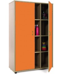 Armario medio 40x90x147 cm: 2 puertas con 12 huecos