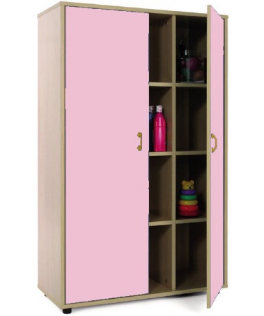 Armario medio 40x90x147 cm: 2 puertas con 12...