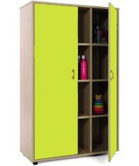 Armario medio 40x90x147 cm: 2 puertas con 12 huecos