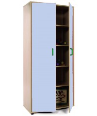 Armario alto: 2 puertas con 5 huecos.