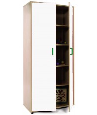 Armario alto: 2 puertas con 5 huecos.