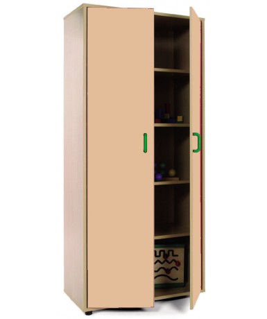 Armario alto: 2 puertas con 5 huecos.
