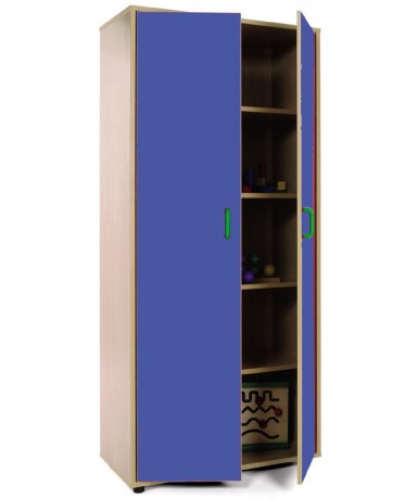 Armario alto: 2 puertas con 5 huecos.