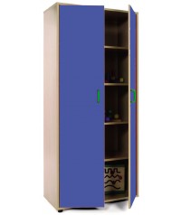 Armario alto: 2 puertas con 5 huecos.