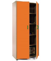 Armario alto: 2 puertas con 5 huecos.