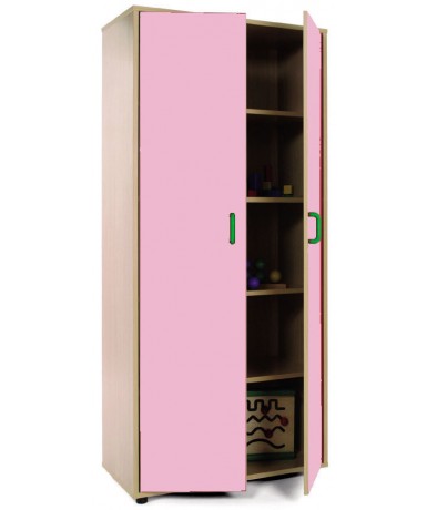 Armario alto: 2 puertas con 5 huecos.