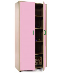 Armario alto: 2 puertas con 5 huecos.