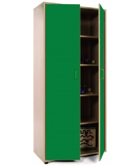 Armario alto: 2 puertas con 5 huecos.