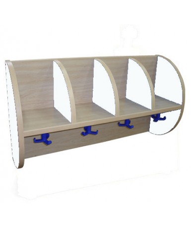 Perchero - quesitos: 4 huecos