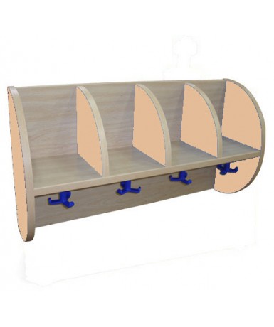 Perchero - quesitos: 4 huecos