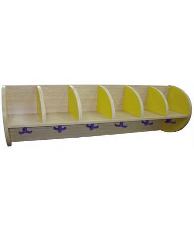 Perchero - quesitos: 6 huecos